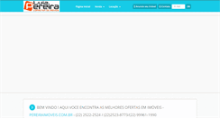 Desktop Screenshot of pereiraimoveis.com.br